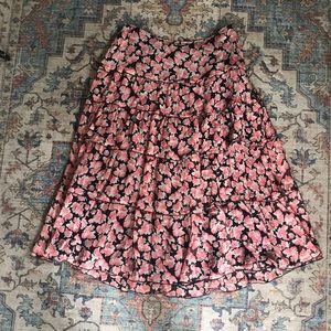 Sundance silk tiered skirt